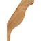 Ekena Millwork 6"W x 8"D x 12"H Funston Rough Sawn Knee Brace, Western Red Cedar BRC06X08X12FST00RWR - alternate 2